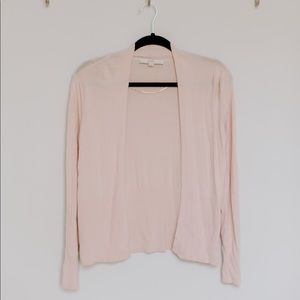 The Loft blush pink cardigan